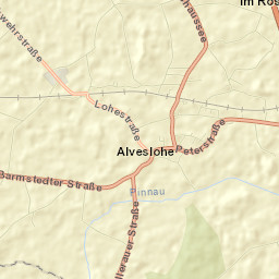 Alveslohe Street Map