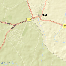 Skórcz Street Map