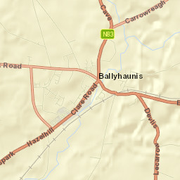 Ballyhaunis Street Map