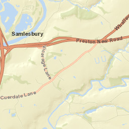 Preston New Road, Preston, Lancashire PR5 Street Map