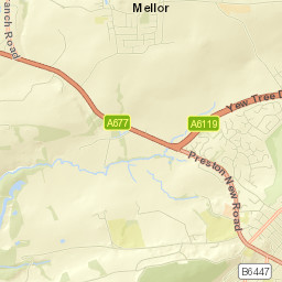 53 The Dene, Blackburn, Blackburn with Darwen Street Map