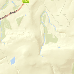 Hameldon Hill Street Map