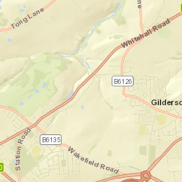 23-40 Tong Lane, Bradford, West Yorkshire Street Map