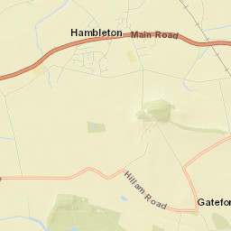 Hambleton Street Map