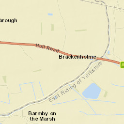 Barmby on the Marsh Street Map
