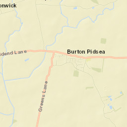 Burton Pidsea Street Map