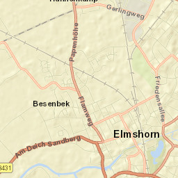 Elmshorn Street Map