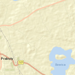 Prabuty Street Map
