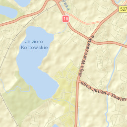 Kortowo Street Map