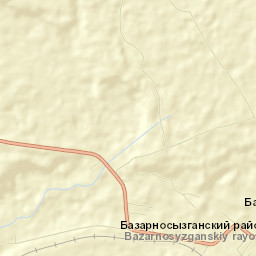 Bazarnyy Syzgan Street Map