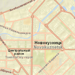 Novokuznetsk Street Map