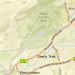 Victoria Road, Blackburn, Blackburn with Darwen Street Map