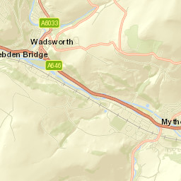 19 Heptonstall Road, Hebden Bridge Street Map