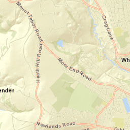 103 Turner Avenue South, Halifax, West Yorkshire HX2 8EF Street Map