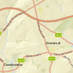 Cleckheaton, West Yorkshire BD19, UK Street Map