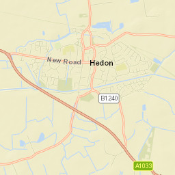 Hedon Street Map