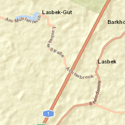 Lasbek Street Map