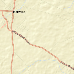 Barwice Street Map