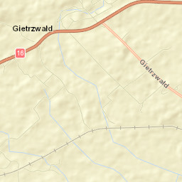 Gietrzwałd Street Map