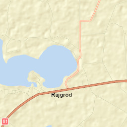 Rajgród Street Map