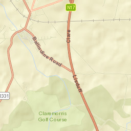 Claremorris Street Map