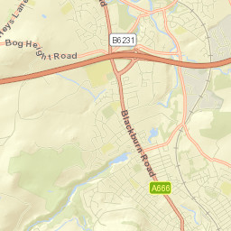 Darwen Street Map