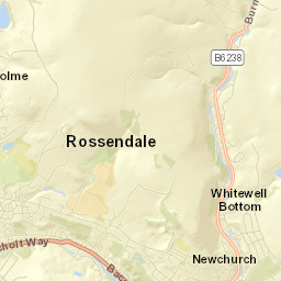 Rawtenstall Street Map