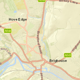 37 Upper Green Ln, Hove Edge, Brighouse, West Yorkshire HD6,  Street Map