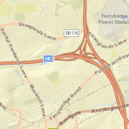 Ferrybridge Street Map
