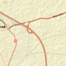 Szczecinek Street Map