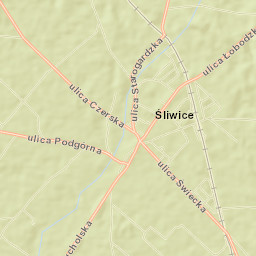 Śliwice Street Map