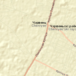 Chervyen’ Street Map