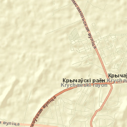 Krychaw Street Map