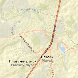 Plavsk Street Map