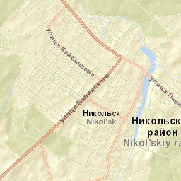 Nikol’sk Street Map