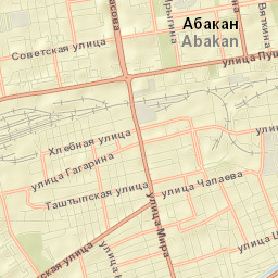 Abakan Gorod Street Map