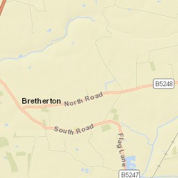 186 South Road, Bretherton, Leyland, Lancashire Street Map