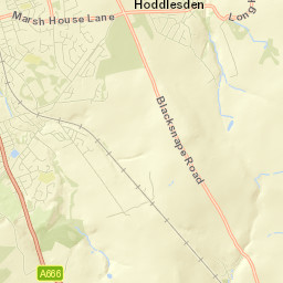 6 Queen's Square, Hoddlesden, Darwen Street Map