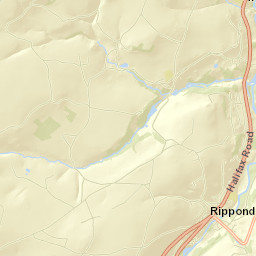 Ripponden Street Map