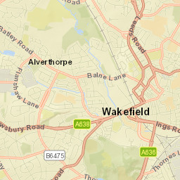 Mulberry Way, Wakefield, West Yorkshire Street Map
