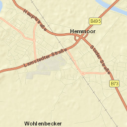 Hemmoor Street Map