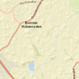 Borstel-Hohenraden Street Map