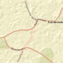 Sandesneben Street Map