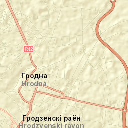 Horad Hrodna Street Map
