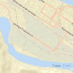 Mezhdurechensk Street Map
