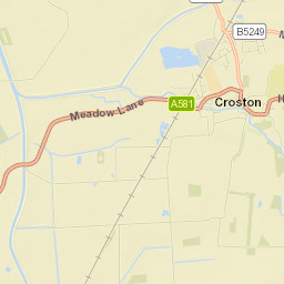 127 Station Road, Croston, Leyland, Lancashire Street Map