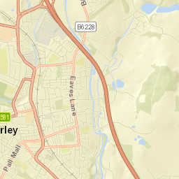 Chorley Street Map