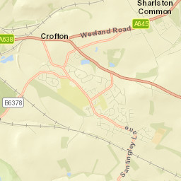 Sharlston Street Map
