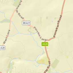 Low Ackworth Street Map