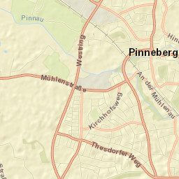 Pinneberg Street Map